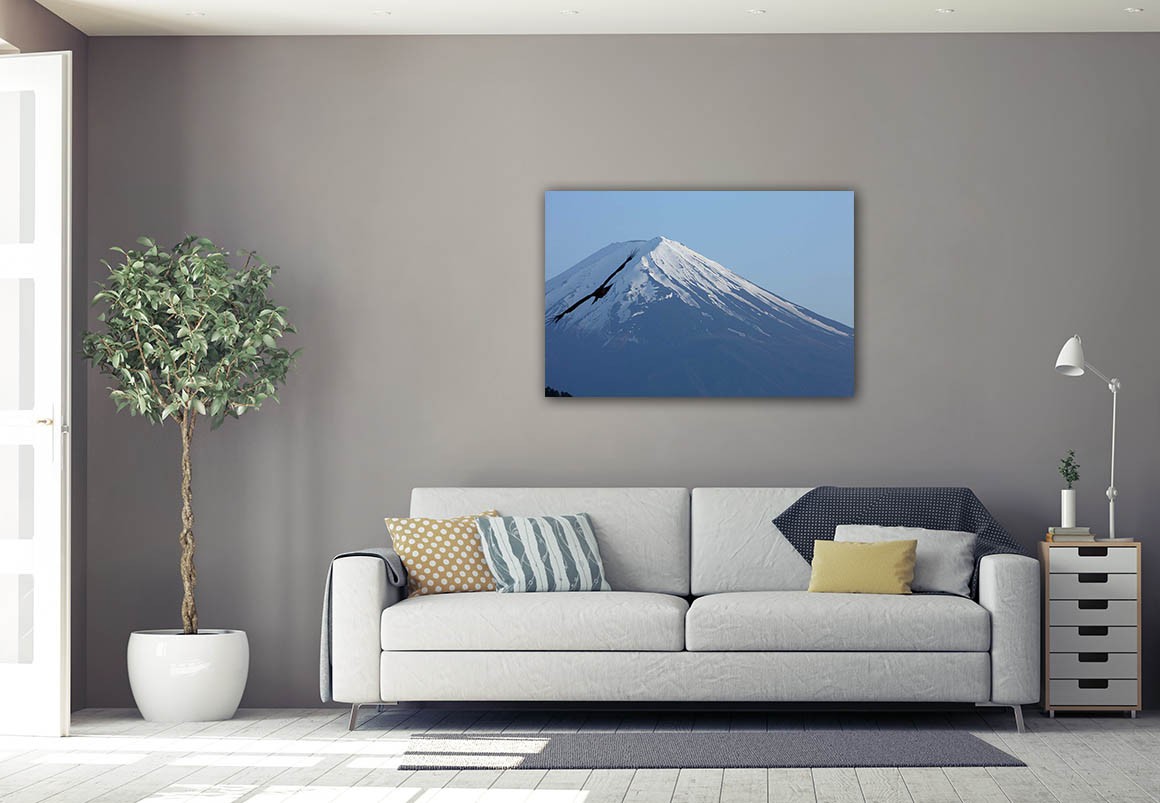 Sobrevolando el Monte Fuji, autor Javier Aranburu