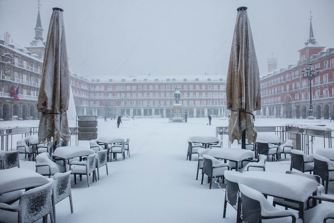 Plaza Mayor nevada