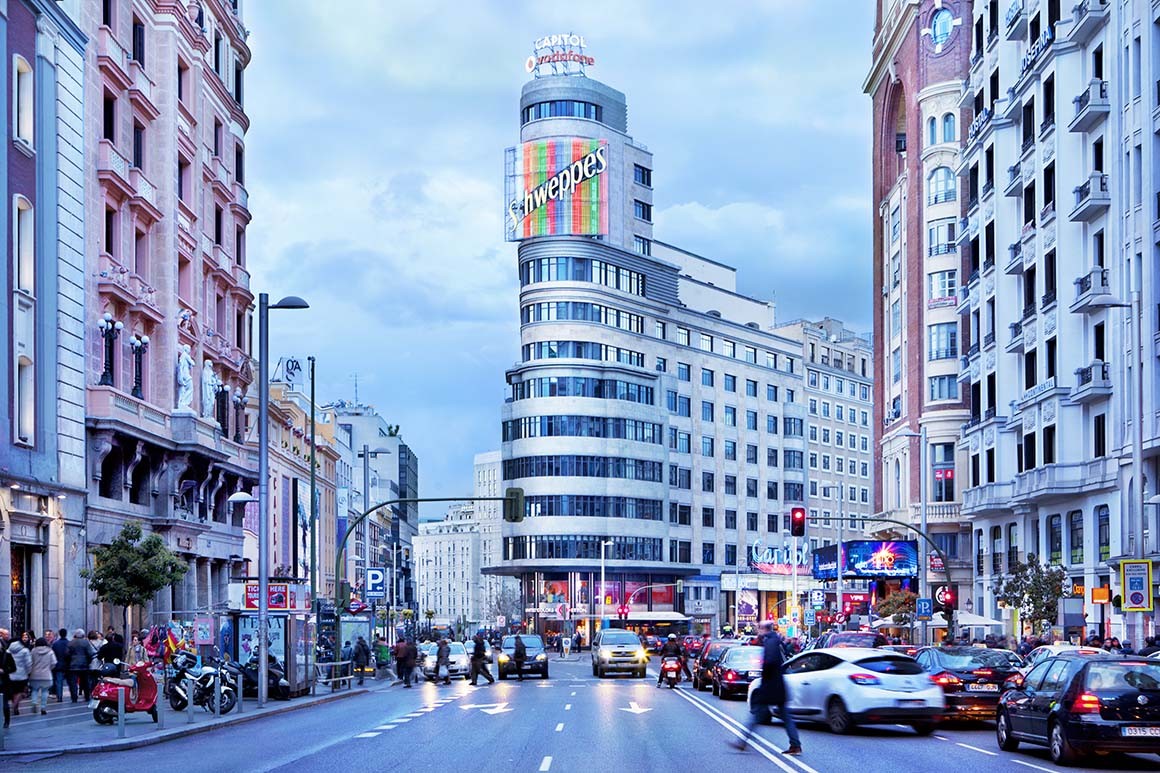 Fotografía de Madrid, Gran Vía